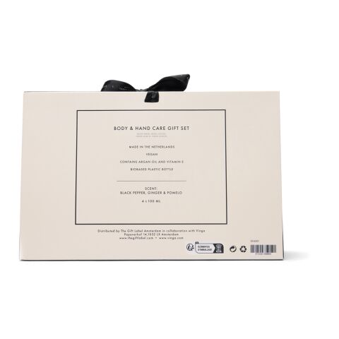 VINGA x TGL body and hand care gift set white-black | No Branding