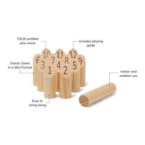 VINGA Muge number mini game brown | No Branding | not available | not available