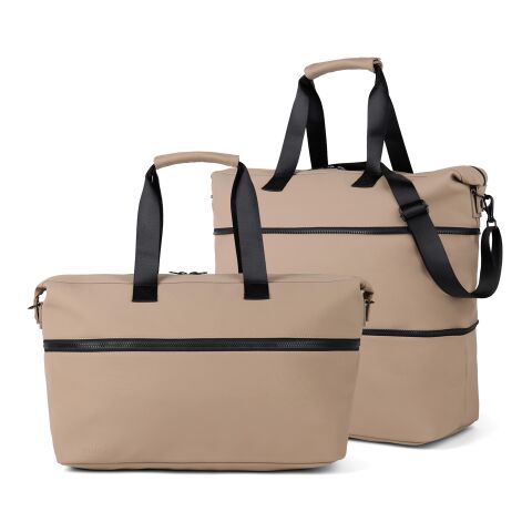 VINGA Baltimore RCS expandable weekend bag greige