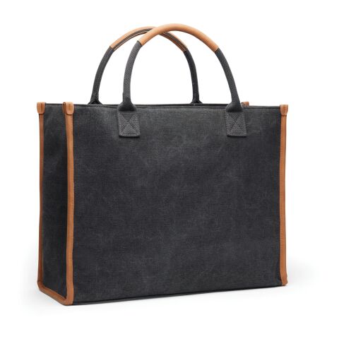 VINGA Bosler RCS recycled canvas tote black | No Branding | not available | not available