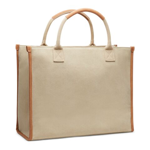 VINGA Bosler RCS recycled canvas tote brown | No Branding | not available | not available