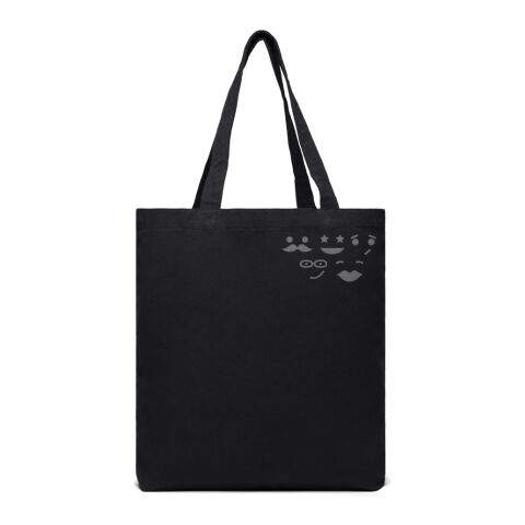 VINGA Hilo AWARE™ recycled canvas tote bag black | No Branding | not available | not available | not available
