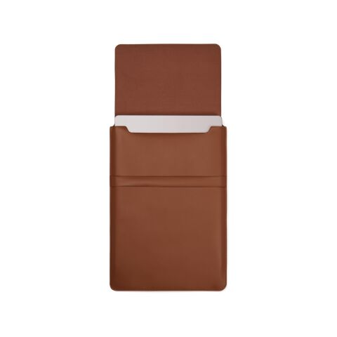 Timo PU RCS RPET 14" laptop sleeve brown | No Branding | not available | not available