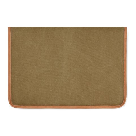 VINGA Bosler GRS recycled canvas 16" laptop sleeve green | No Branding | not available | not available
