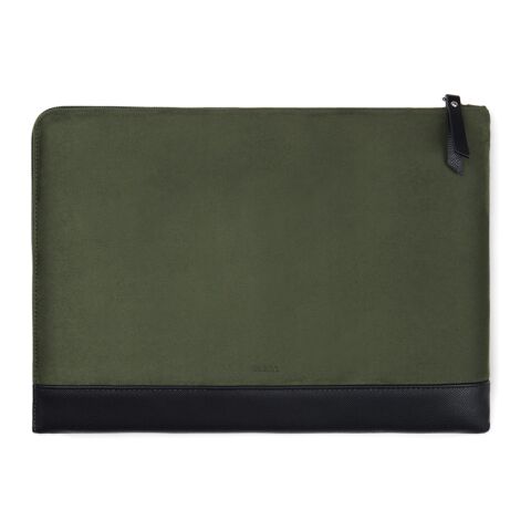 VINGA Marlow RCS recycled polyester 14" laptop sleeve green-black | No Branding | not available | not available