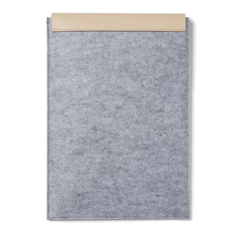 VINGA Albon GRS recycled felt 14" laptop sleeve grey | No Branding | not available | not available