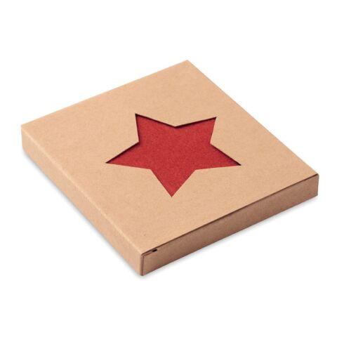 RPET 4 felt coaster set red | No Branding | not available | not available | not available