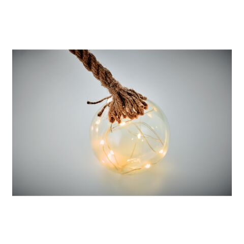 Glass bauble LED light transparent | No Branding | not available | not available