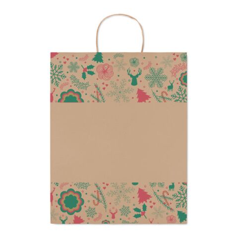 Gift paper bag large beige | No Branding | not available | not available | not available