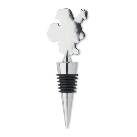 Bottle stopper Christmas motif matt silver | No Branding | not available | not available