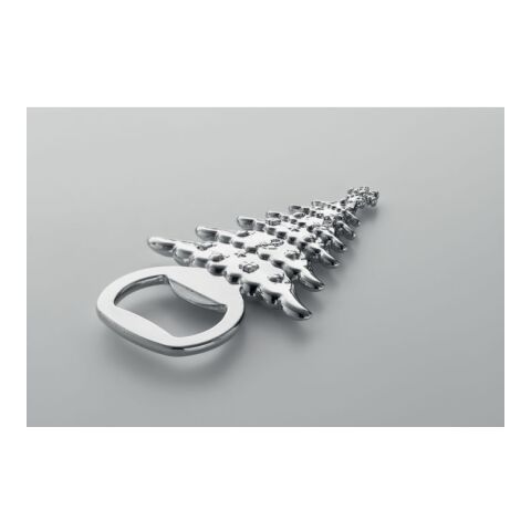Bottle opener Christmas motif matt silver | No Branding | not available | not available