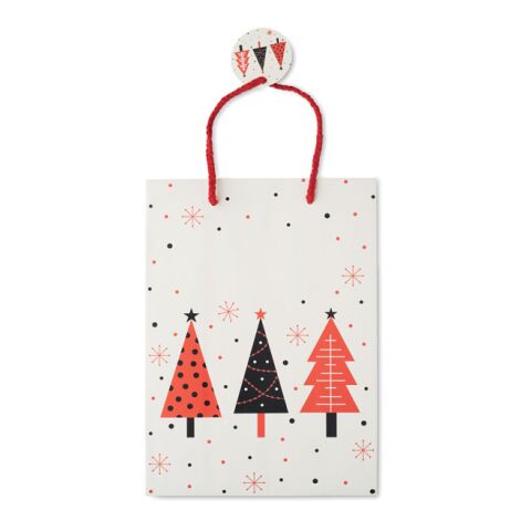 Gift paper bag medium white | No Branding | not available | not available