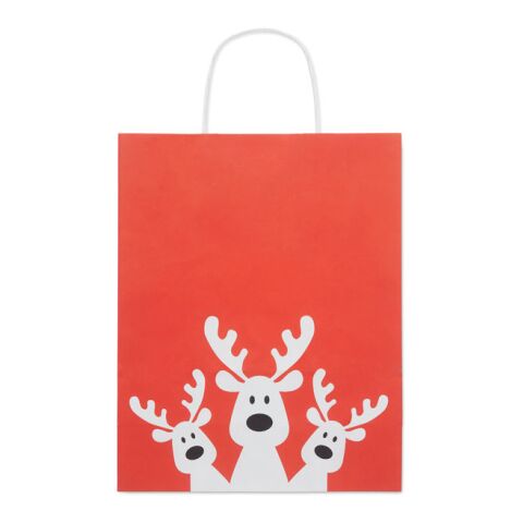 Gift paper bag medium red | No Branding | not available | not available | not available