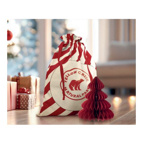 Large Santa cotton bag red | No Branding | not available | not available | not available
