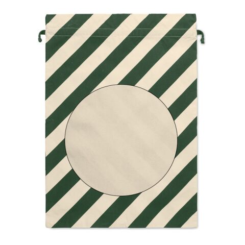 Large Santa cotton bag green | No Branding | not available | not available | not available