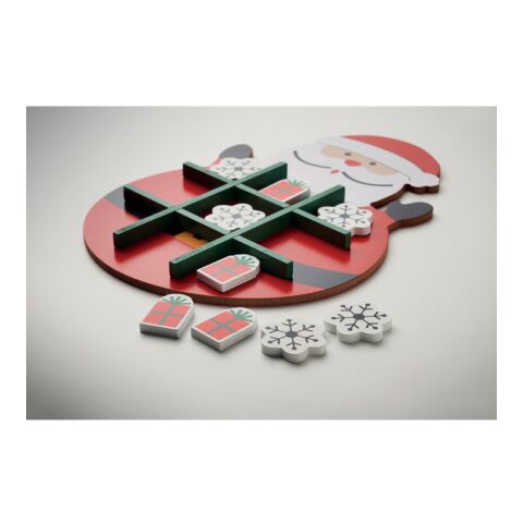 Christmas wooden tic tac toe red | No Branding | not available | not available