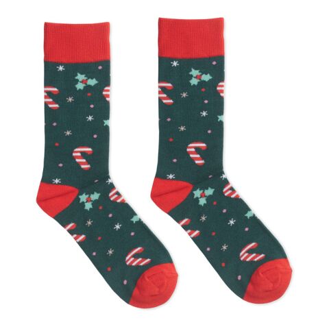 Pair of Christmas socks L green | No Branding | not available | not available | not available