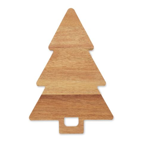 Acacia serving board Xmas tree wood