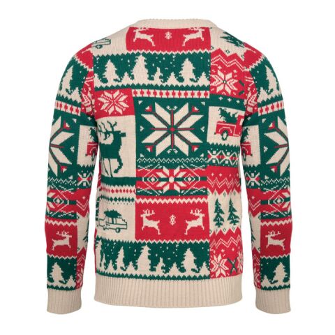 Christmas knitted sweater S-M beige