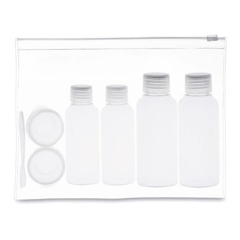 Travelling pouch with bottles transparent | No Branding | not available | not available