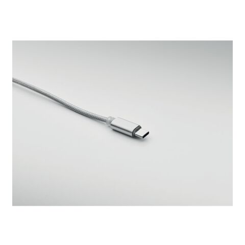 2 in 1 long charging cable silver | No Branding | not available | not available | not available