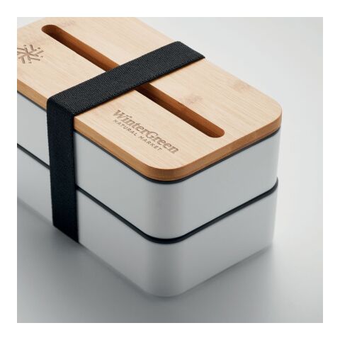 Recycled PP lunch box white | No Branding | not available | not available | not available