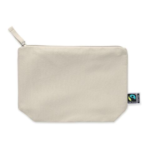 Cosmetic bag Fairtrade beige | No Branding | not available | not available | not available