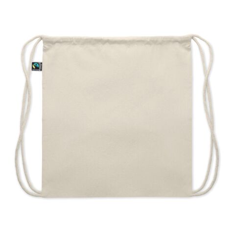 Drawstring bag Fairtrade beige | No Branding | not available | not available | not available