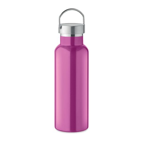 Double wall bottle with handle 500 ml fuchsia | No Branding | not available | not available | not available