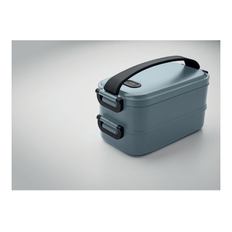 Lunch box in recycled PP petrol | No Branding | not available | not available | not available