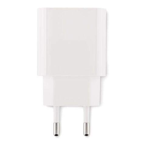 20W 2 port USB charger EU plug white | No Branding | not available | not available | not available