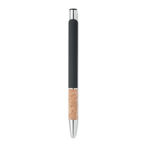 Push button cork &amp; aluminium pen black | No Branding | not available | not available