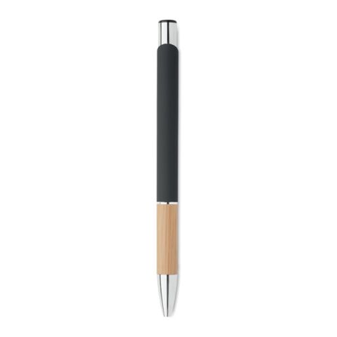 Push button aluminium &amp; wood pen black | No Branding | not available | not available