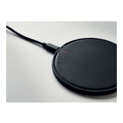 Recycled 15W Wireless charger black | No Branding | not available | not available