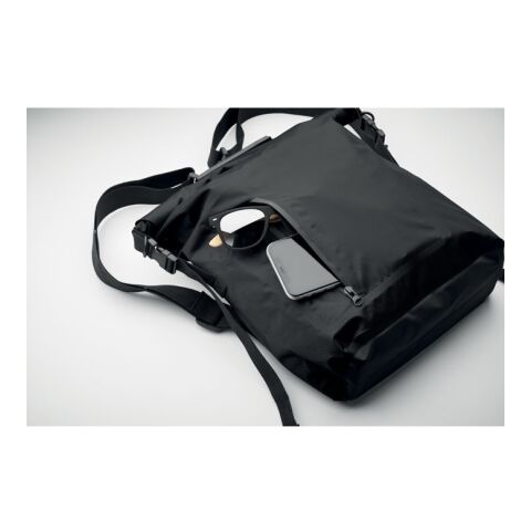 RPET waterproof rolltop bag black | No Branding | not available | not available | not available