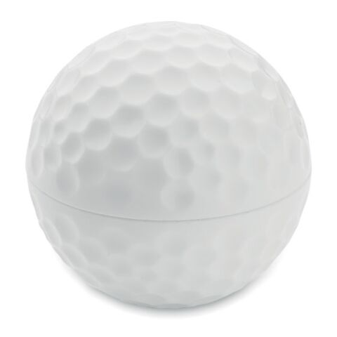 Lip balm in golf ball shape white | No Branding | not available | not available