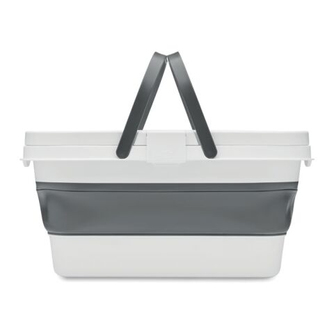 Collapsible picnic basket white | No Branding | not available | not available