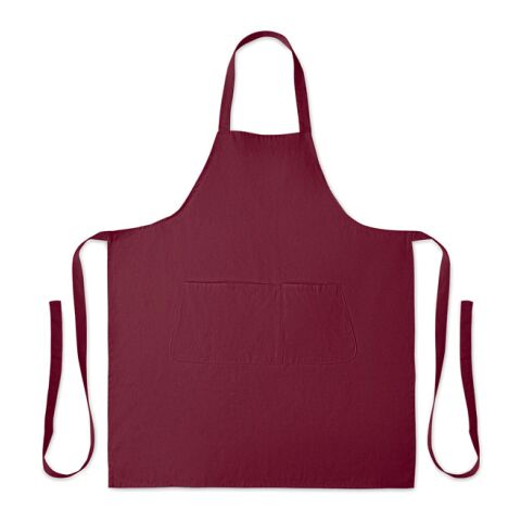 Organic cotton apron 240 gr/m² Burgundy | No Branding | not available | not available | not available