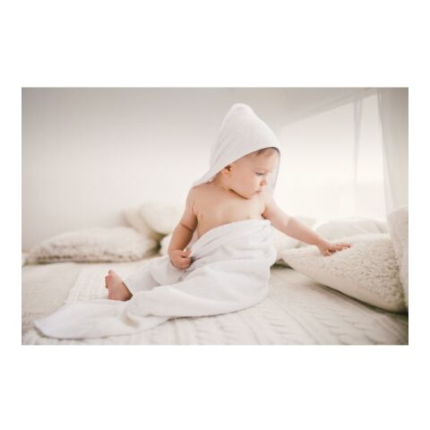 Cotton hooded baby towel white | No Branding | not available | not available | not available