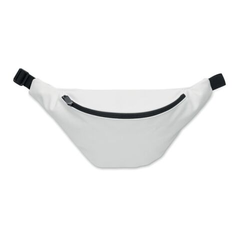 Soft PU waist bag white | No Branding | not available | not available