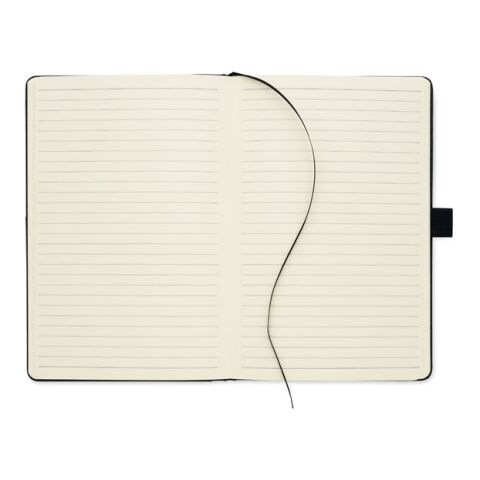 A5 notebook PU front pocket black | No Branding | not available | not available | not available