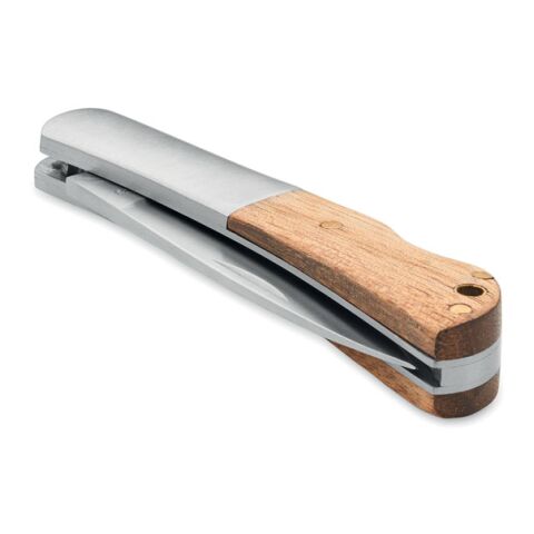 Foldable knife in acacia wood wood | No Branding | not available | not available