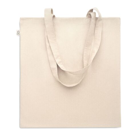 Recycled cotton shopping bag beige | No Branding | not available | not available | not available