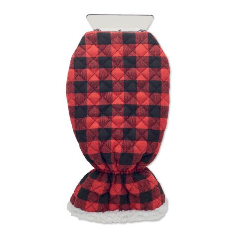 Quilted ice scraper glove red | No Branding | not available | not available | not available