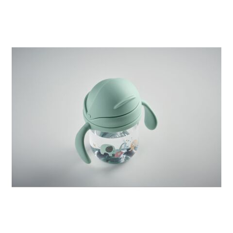 Baby sippy cup in Tritan. Mint Green | No Branding | not available | not available