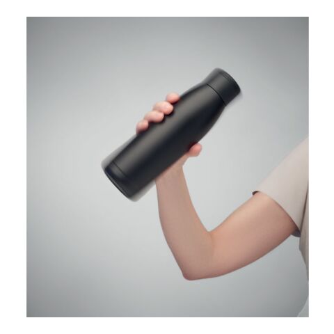 Heat-cool double wall bottle black | No Branding | not available | not available | not available