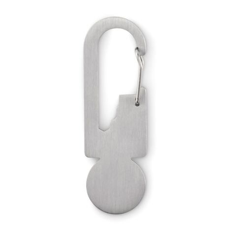 Multifunctional key ring token silver | No Branding | not available | not available
