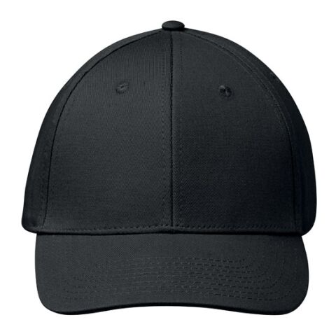 6 panel cotton baseball cap black | No Branding | not available | not available | not available