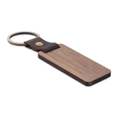 Key ring in walnut and PU wood | No Branding | not available | not available | not available