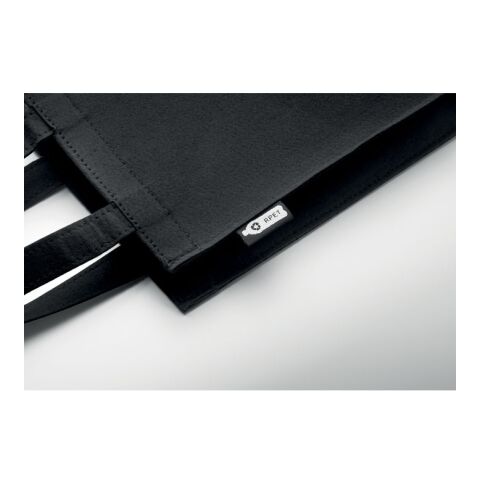 Small RPET felt gift bag black | No Branding | not available | not available | not available